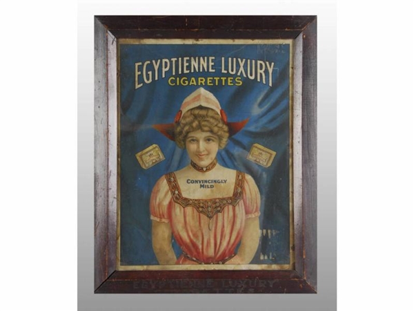 EGYPTIENNE LUXURY CIGARETTES PAPER SIGN.          