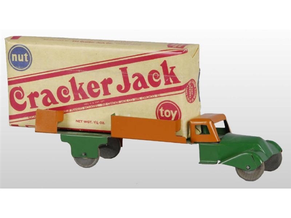 CRACKER JACK TRUCK WITH CRACKER JACK BOX.         