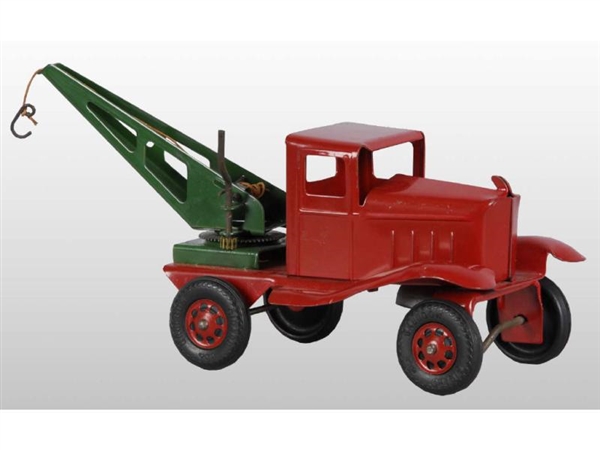 PRESSED STEEL GIRARD TOW TRUCK TOY.               