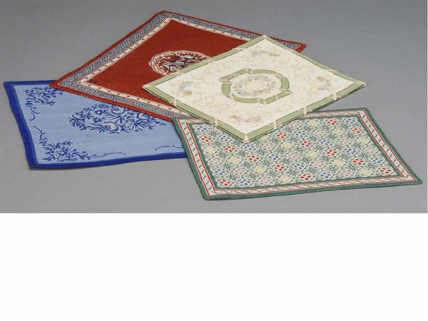 ASSORTMENT OF FOUR ROOM-SIZE NEEDLEPOINT RUGS MN  