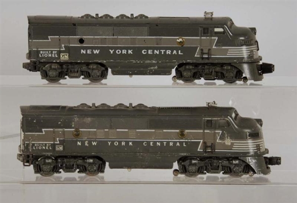 LOT OF 2: LIONEL NY CENTRAL TRAIN 0-27 ENGINES.   