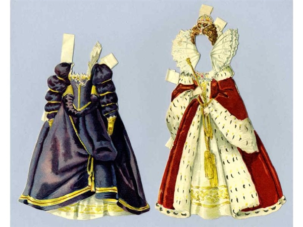ROYALTY PAPER DOLLS DRAWN BY E.S. TUCKER          
