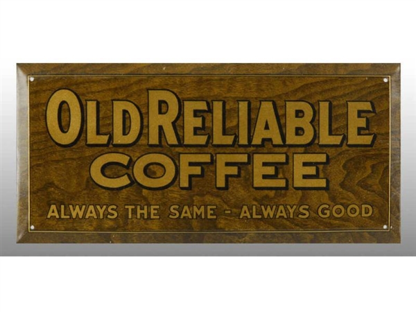 LOT OF 2: COFFEE SIGNS.                           