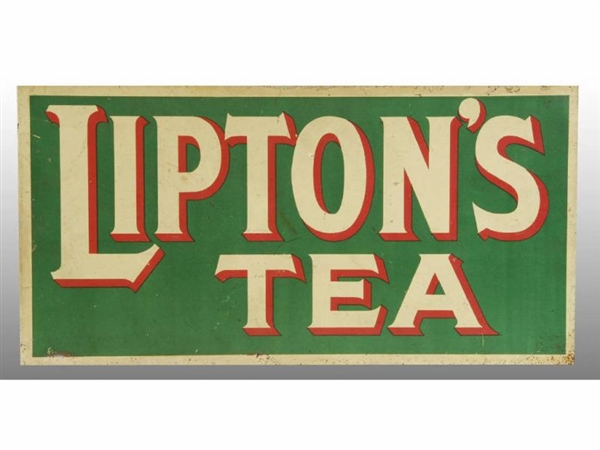 LOT OF 2: LIPTON TEA & PHILLIPS TEA FLANGE SIGNS. 