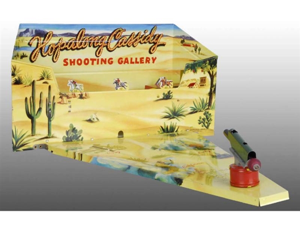 HOP A LONG CASSIDY SHOOTING GALLERY TOY.         