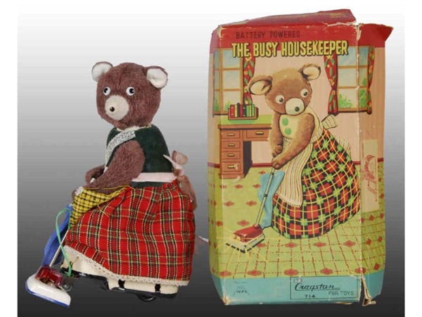 LOT OF 2: JAPANESE BEAR TOYS WITH ORIGINAL BOXES. 
