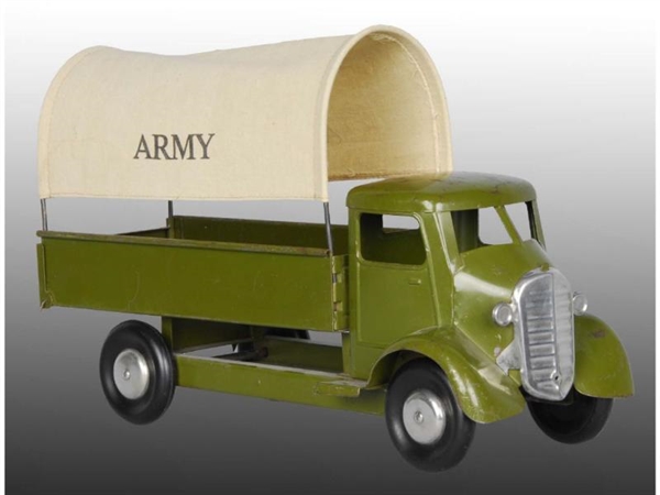 PRESSED STEEL STRUCTO ARMY TRUCK.                 