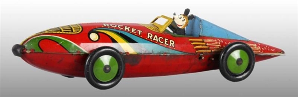 WALT DISNEY MARX MICKEY MOUSE ROCKET RACER CAR.   