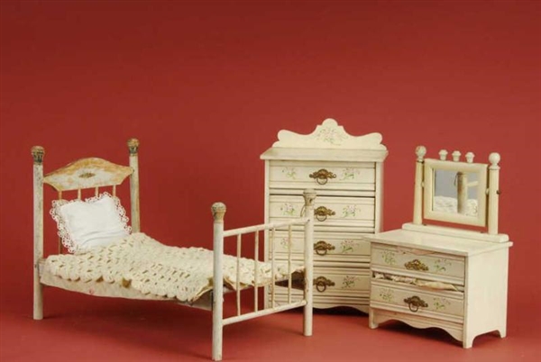 THREE PIECE DOLL SIZE BED ROOM SUITE              