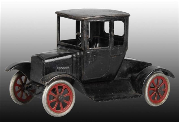 PRESSED STEEL BUDDY L FLIVVER COUPE AUTO TOY.     
