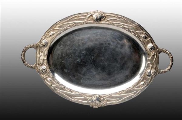 MEXICAN MACIEL STERLING SILVER SERVING TRAY.      