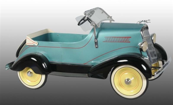 PRESSED STEEL AMERICAN NATIONAL LINCOLN PEDAL CAR.