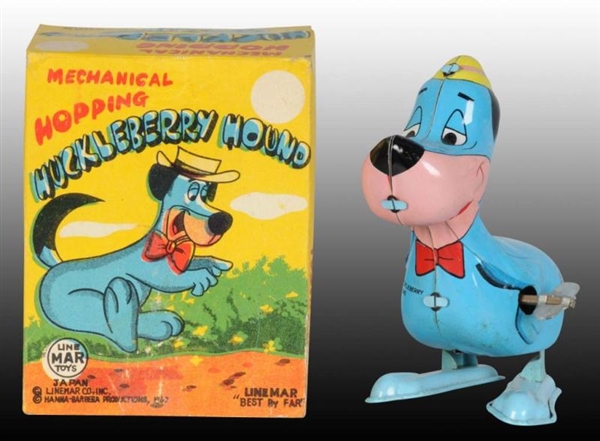 LINEMAR HOPPING HUCKLEBERRY HOUND TOY.            