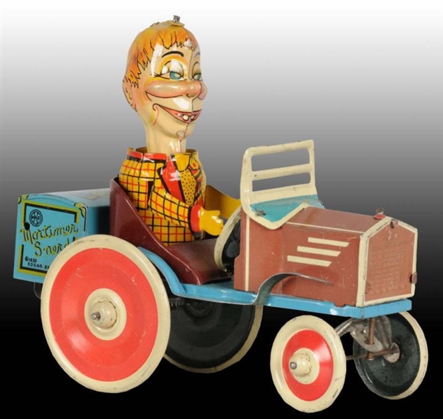 MARX TIN WIND-UP MORTIMER SNERD TOY AUTO.         