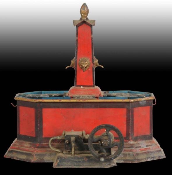 EARLY GERMAN MARKLIN WATER FOUNTAIN TOY.          