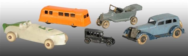 LOT OF: MISC. DIECAST & COMPOSITION AUTO TOYS     