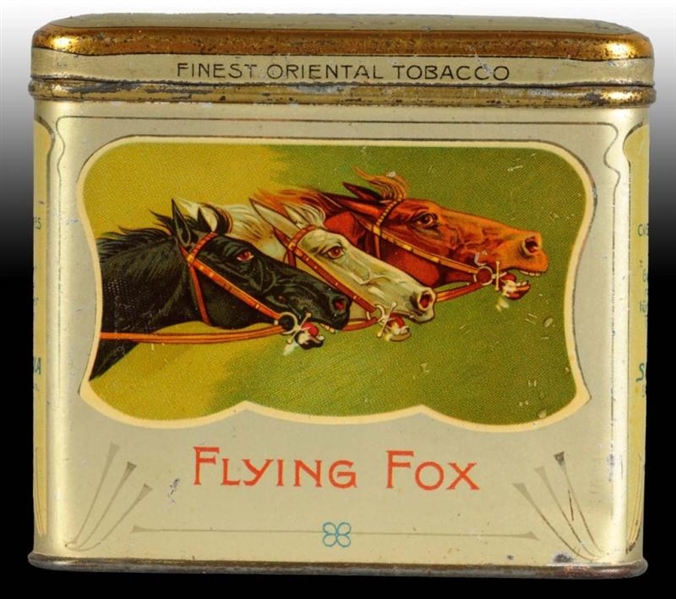 FLYING FOX VERTICAL CIGARETTE TIN.                