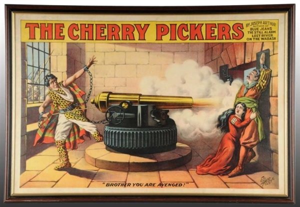 THE CHERRY PICKERS PAPER LITHO THEATRE POSTER.    