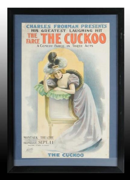 THE CUCKOO PAPER LITHO PLAY POSTER.               