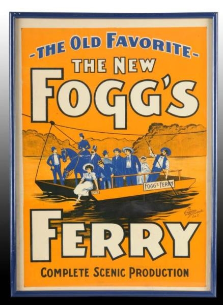 THE NEW FOGGS FERRY PAPER LITHO PLAY POSTER.     