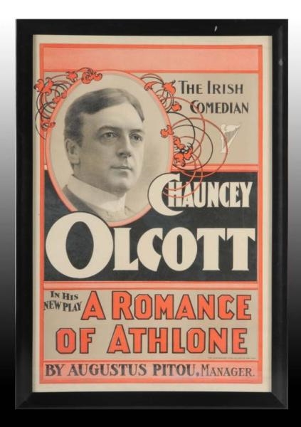 A ROMANCE OF A ATHLONE PAPER LITHO PLAY POSTER.   