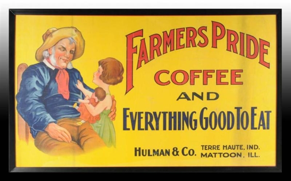 FARMERS PRIDE COFFEE CANVAS BANNER.               