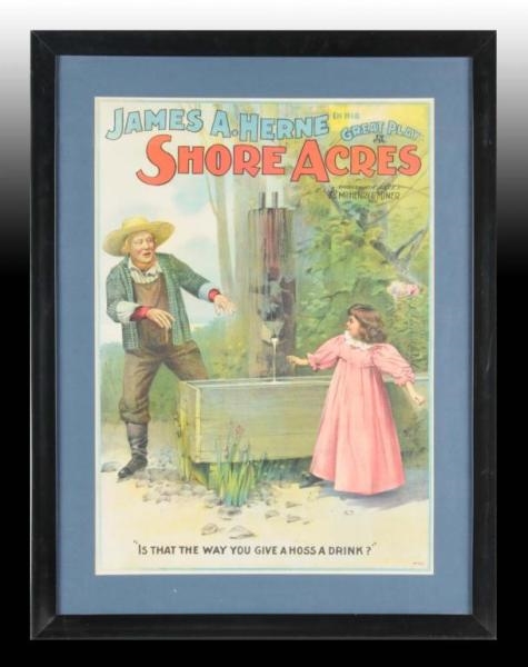 SHORE ACRES PLAY POSTER.                          