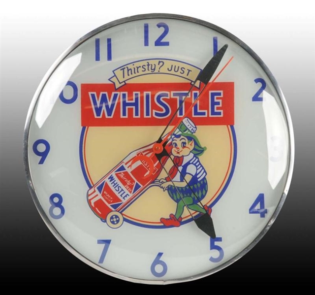 WHISTLE ELECTRIC LIGHT-UP CLOCK.                  