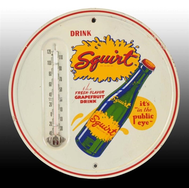 SQUIRT TIN THERMOMETER.                           