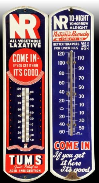 LOT OF 2: NATURES REMEDY THERMOMETERS.           