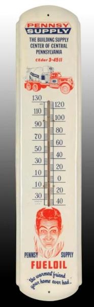 PENNSY SUPPLY TIN THERMOMETER.                    