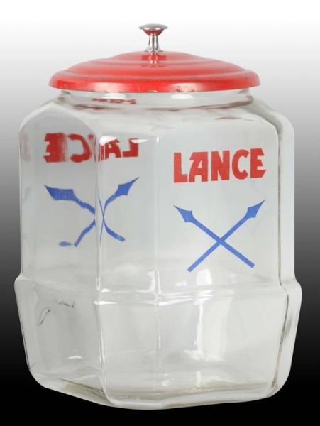 LANCE COUNTRY STORE JAR.                          