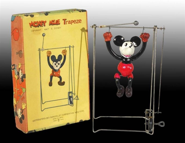 DISNEY MICKEY MOUSE TRAPEZE WIND-UP IN O/B        