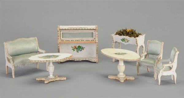 FRENCH PAINTED PARLOR SUITE                       
