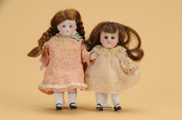 LOT: TWO ALL BISQUE DOLLS                         