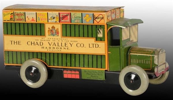 CHAD VALLEY CO. BISCUIT TIN TRUCK WIND-UP TOY.    