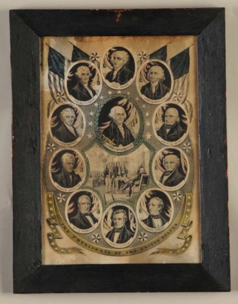 N. CURRIER, "PRESIDENTS OF THE UNITED STATES".    
