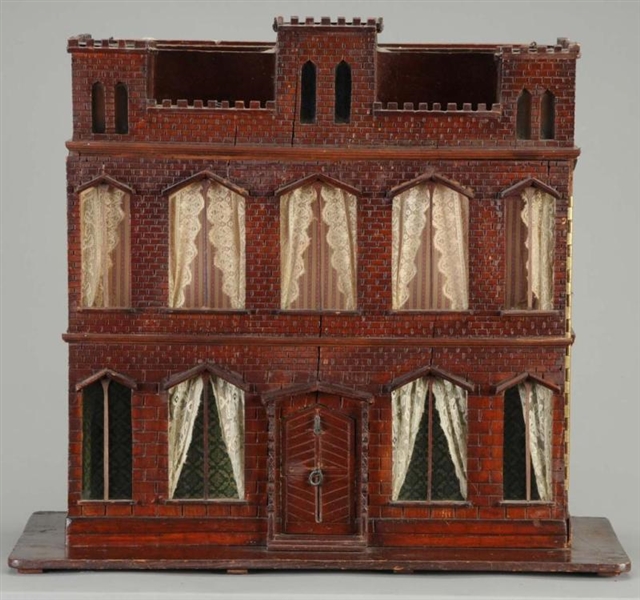 SMALL TWO ROOM CASTLE DOLL HOUSE                  
