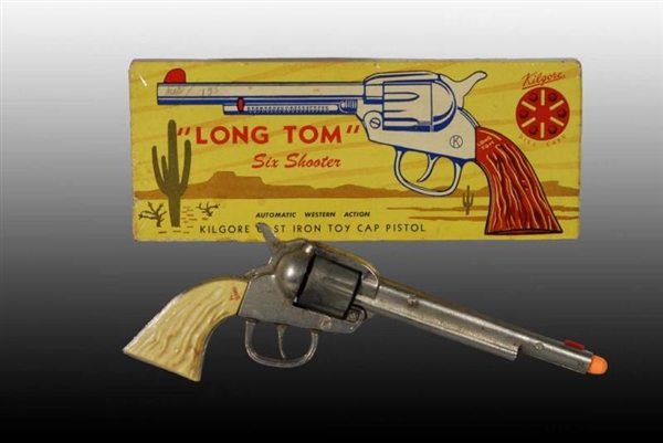 KILGORE LONG TOM TOY CAP GUN.                     