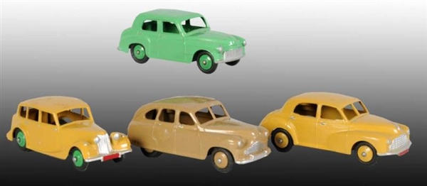 LOT OF 4: DINKY TOYS DIE-CAST EUROPEAN AUTOMOBILES