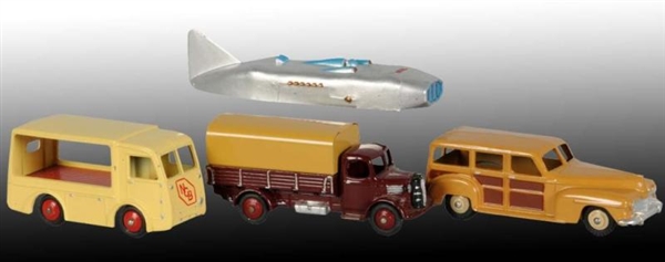 LOT OF 4: DINKY TOYS DIE-CAST VEHICLES.           