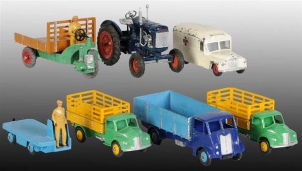 LOT OF 7: DINKY TOYS DIE-CAST VEHICLES.           