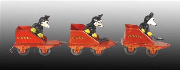 LOT OF 3: LIONEL MICKEY MOUSE STOKER TRAIN TENDERS
