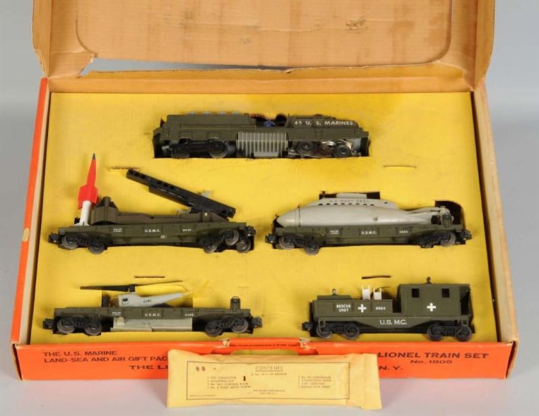 LIONEL 1805 LAND; SEA & AIR GIFT PACK FREIGHT OB  