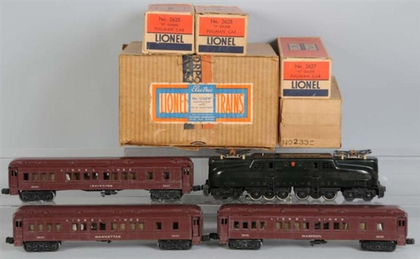 LIONEL OUTFIT NO.2124W O-GAUGE PASSENGER IN OB    