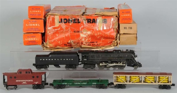LIONEL OUTFIT NO. 9658 O-GAUGE TRAIN SET IN OB    