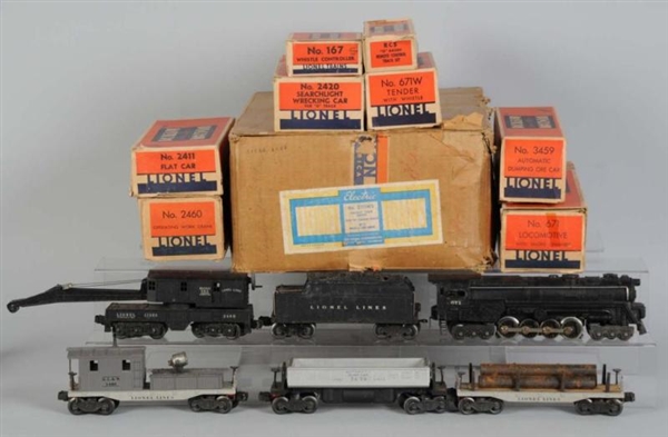 LIONEL NO. 2111WS O-GAUGE FREIGHT IN OB           
