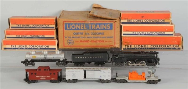 LIONEL NO. 2203WS O-GAUGE FREIGHT SET IN OB       