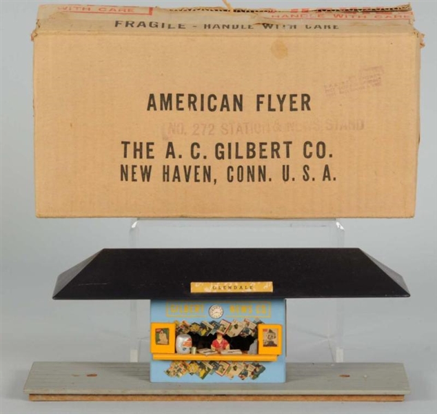 AMERICAN FLYER NO. 272 STATION & NEWS STAND IN OB 