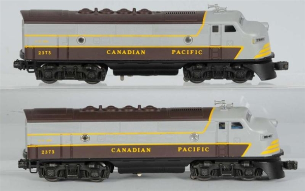 LOT OF 2: LIONEL NO. 2373 CANADIAN PACIFIC UNITS. 